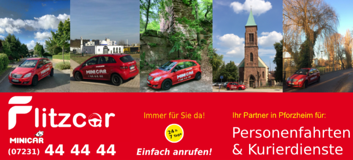 Minicar Pforzheim Fuhrpark &ndash; moderne Taxi-Flotte